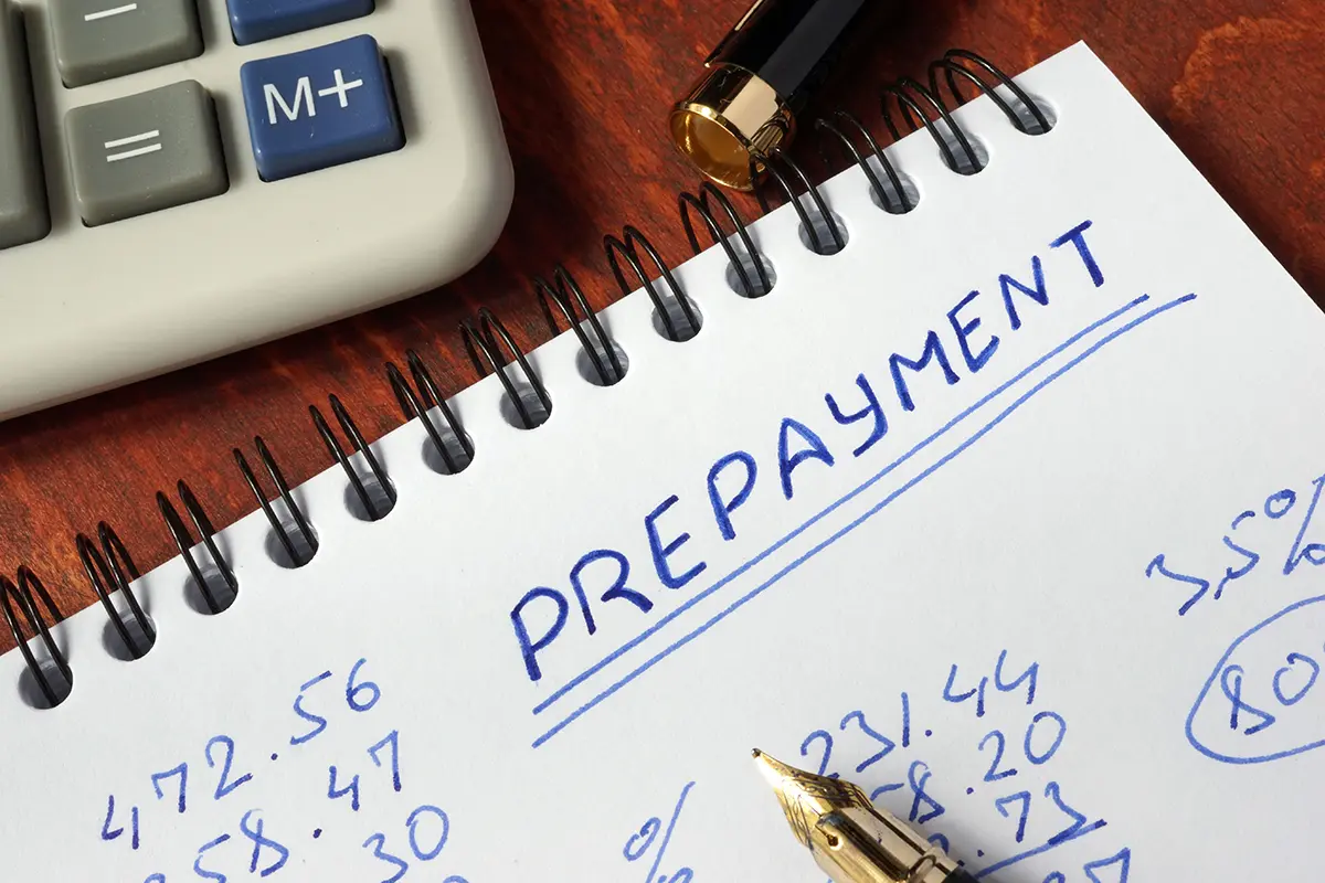 prepayment adalah
